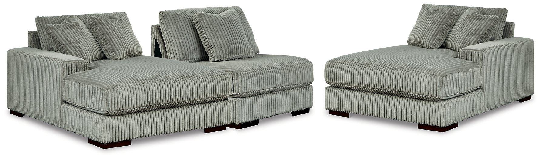 Lindyn Sectional with Double Chaise - Bill's Discount Center (Bradenton, FL)