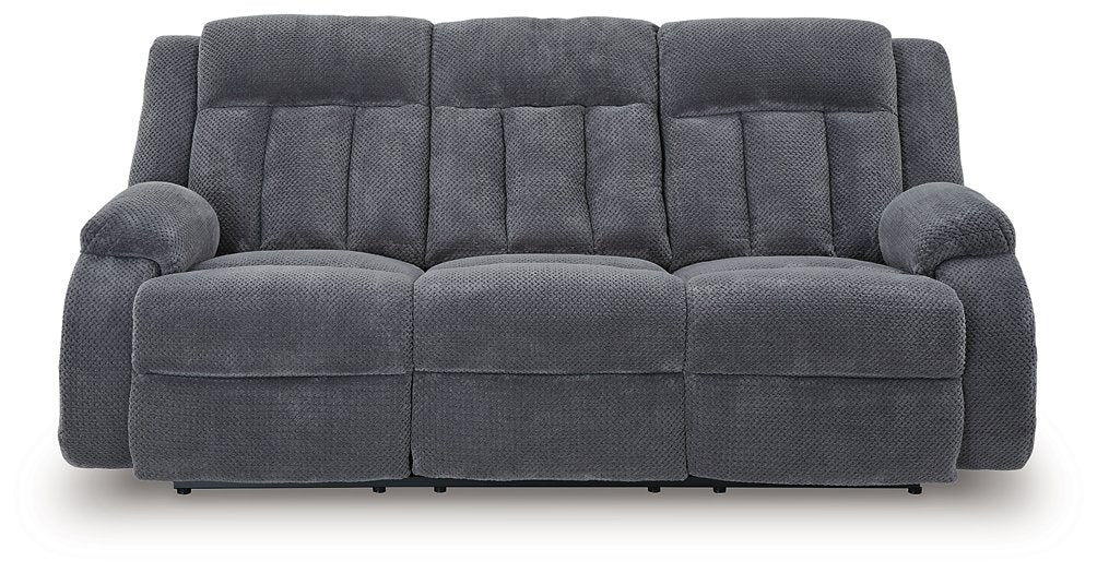 Observation Power Reclining Sofa with Drop Down Table - Bill's Discount Center (Bradenton, FL)