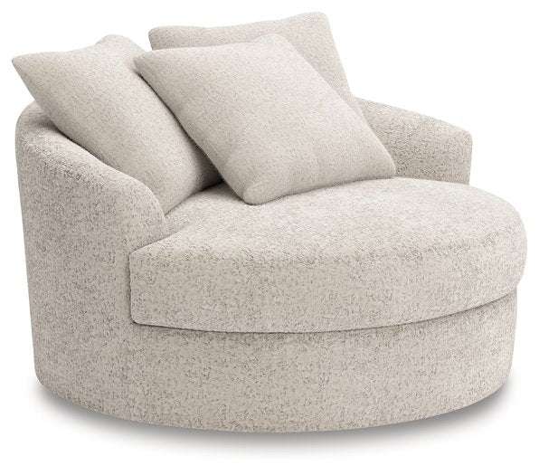 Cuddle Plush Oversized Swivel Accent Chair - Bill's Discount Center (Bradenton, FL)