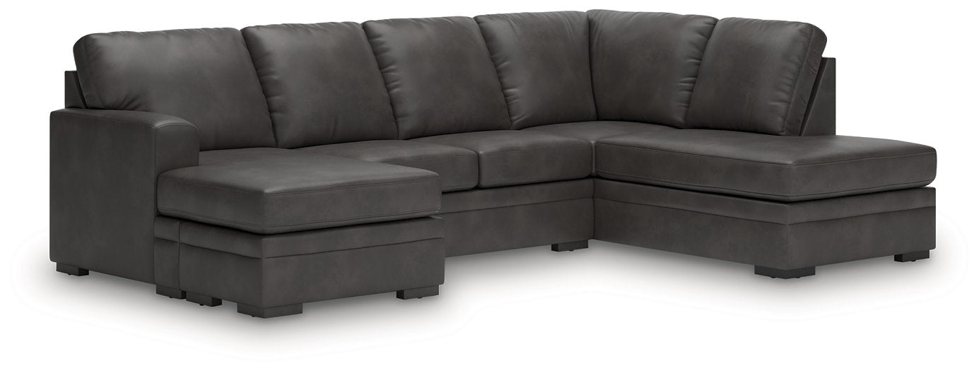 Lofton-Pike Sectional with Chaise - Bill's Discount Center (Bradenton, FL)