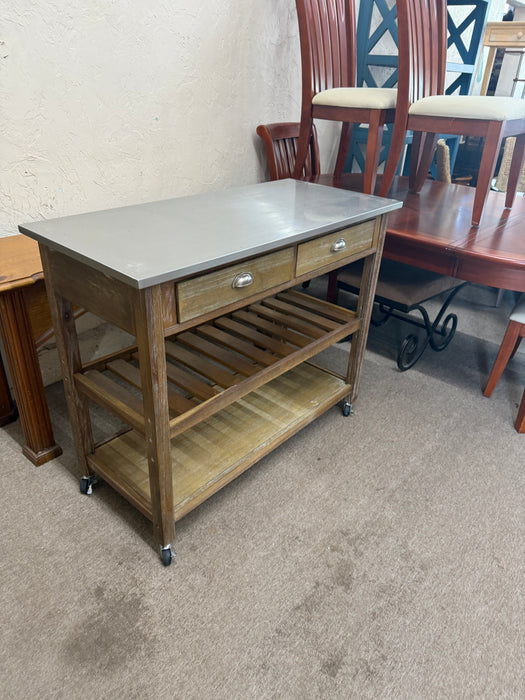 Used mobile Kitchen Island