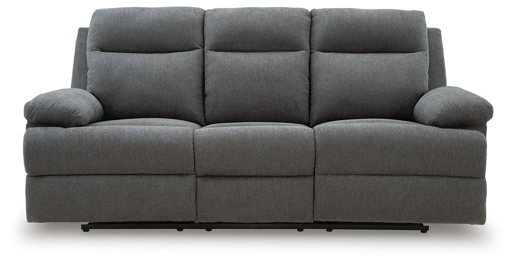 Side-Swipe Reclining Sofa with Drop Down Table - Bill's Discount Center (Bradenton, FL)