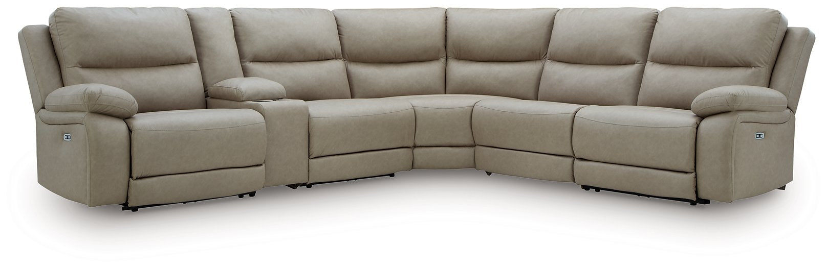 Narwhal Place Reclining Sectional with Storage Console - Bill's Discount Center (Bradenton, FL)