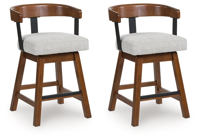 Ralene Counter Height Barstool (Set of 2) - Bill's Discount Center (Bradenton, FL)