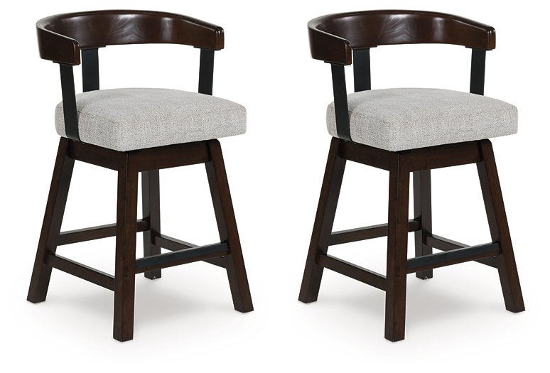Haddigan Counter Height Barstool (Set of 2) - Bill's Discount Center (Bradenton, FL)