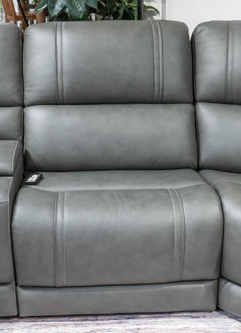 5Z - Pittson Power Reclining Sectional - Bill's Discount Center (Bradenton, FL)