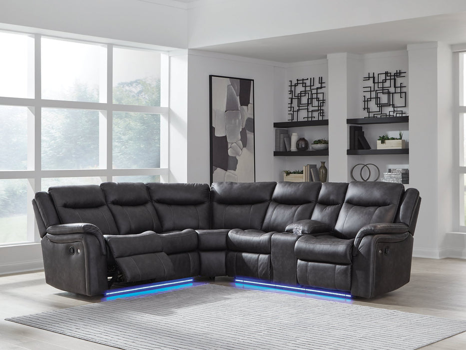 Sultan Meadow Reclining Sectional - Bill's Discount Center (Bradenton, FL)