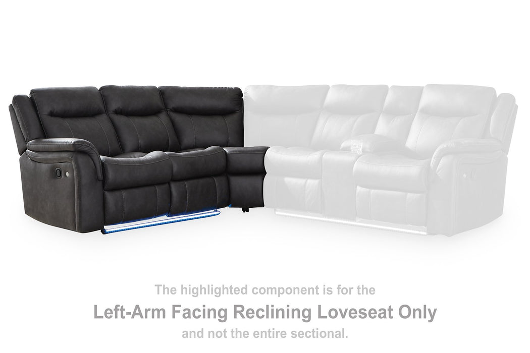 Sultan Meadow Reclining Sectional - Bill's Discount Center (Bradenton, FL)