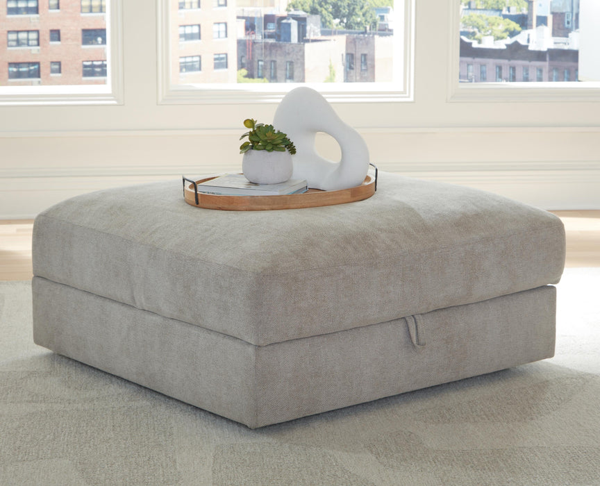 Aslan Court Ottoman With Storage - Bill's Discount Center (Bradenton, FL)