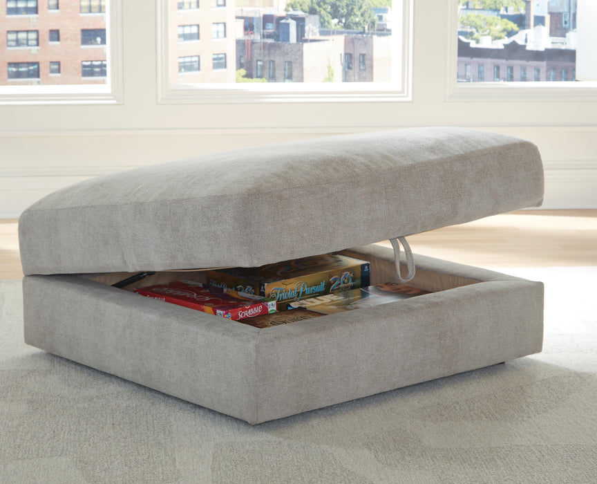 Aslan Court Ottoman With Storage - Bill's Discount Center (Bradenton, FL)