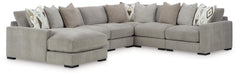 Aslan Court Sectional with Chaise - Bill's Discount Center (Bradenton, FL)
