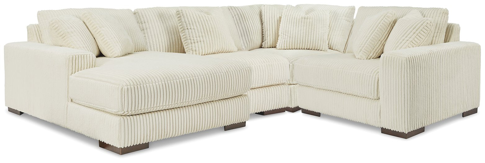 Lindyn Sectional with Chaise - Bill's Discount Center (Bradenton, FL)
