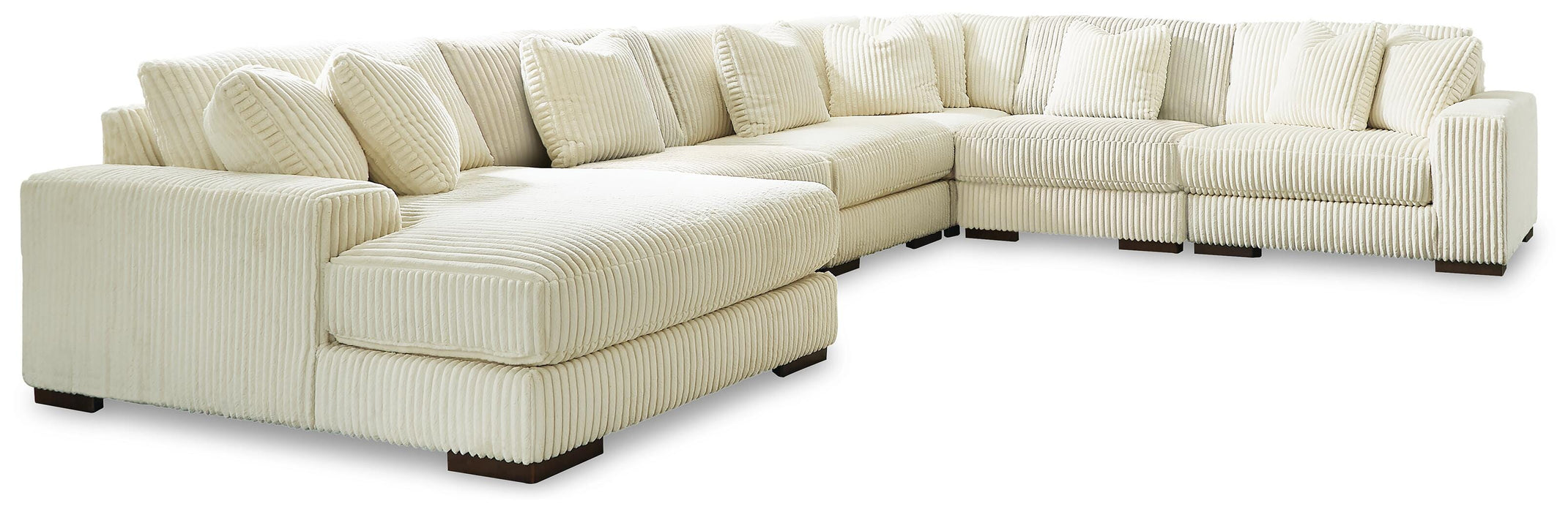 Lindyn Sectional with Chaise - Bill's Discount Center (Bradenton, FL)