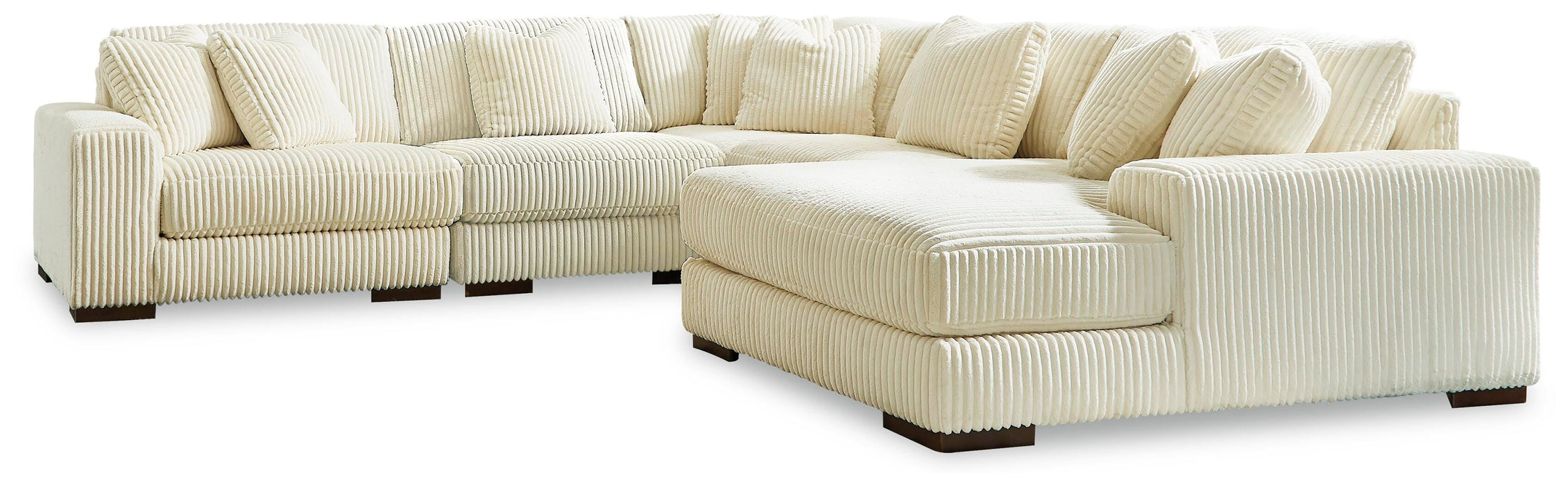 Lindyn Sectional with Chaise - Bill's Discount Center (Bradenton, FL)