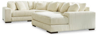 Lindyn Sectional with Chaise - Bill's Discount Center (Bradenton, FL)