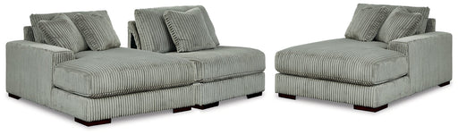 Lindyn Sectional with Double Chaise - Bill's Discount Center (Bradenton, FL)