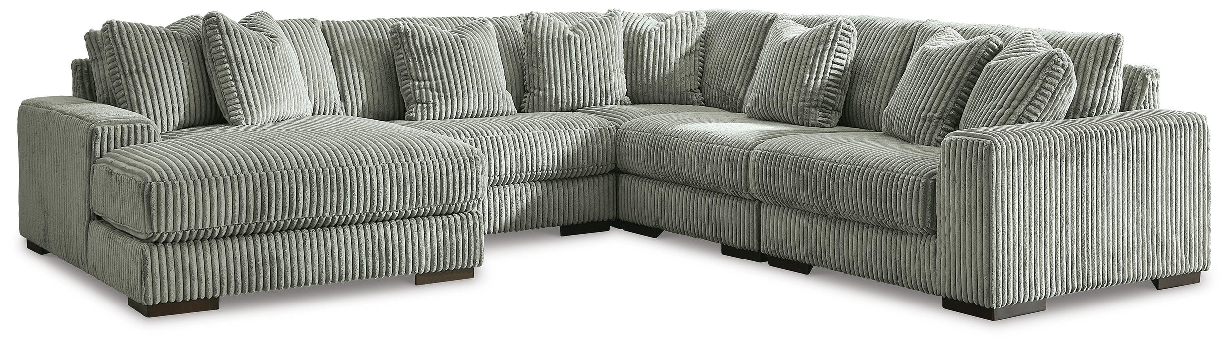 Lindyn Sectional with Chaise - Bill's Discount Center (Bradenton, FL)