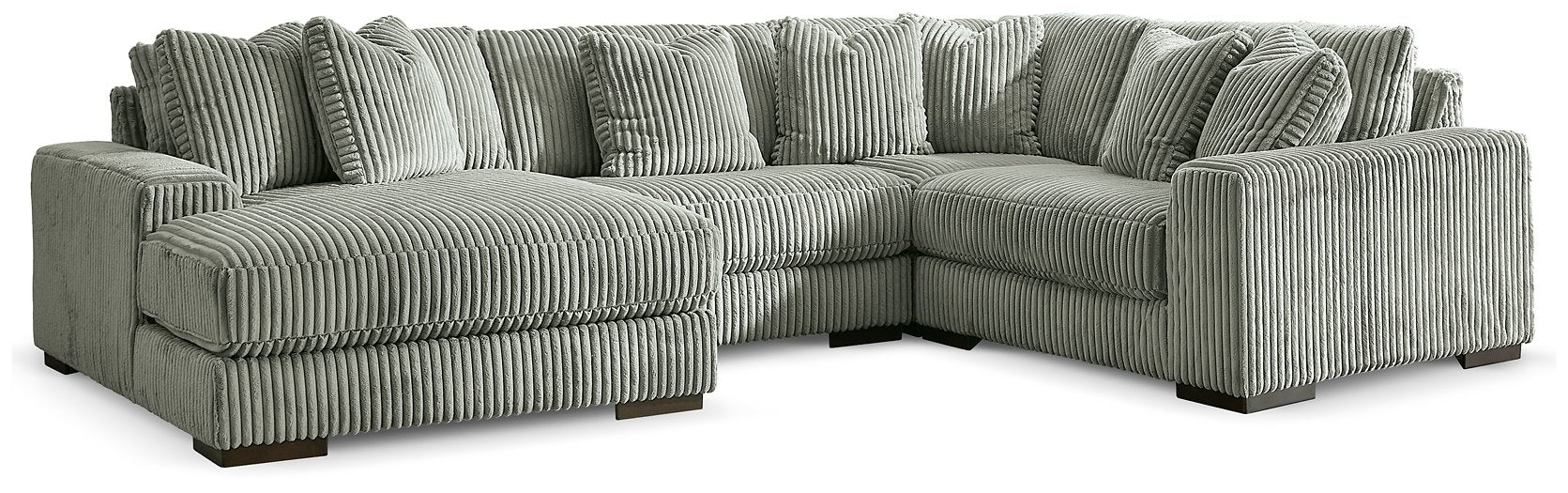 Lindyn Sectional with Chaise - Bill's Discount Center (Bradenton, FL)