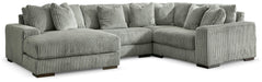 Lindyn Sectional with Chaise - Bill's Discount Center (Bradenton, FL)
