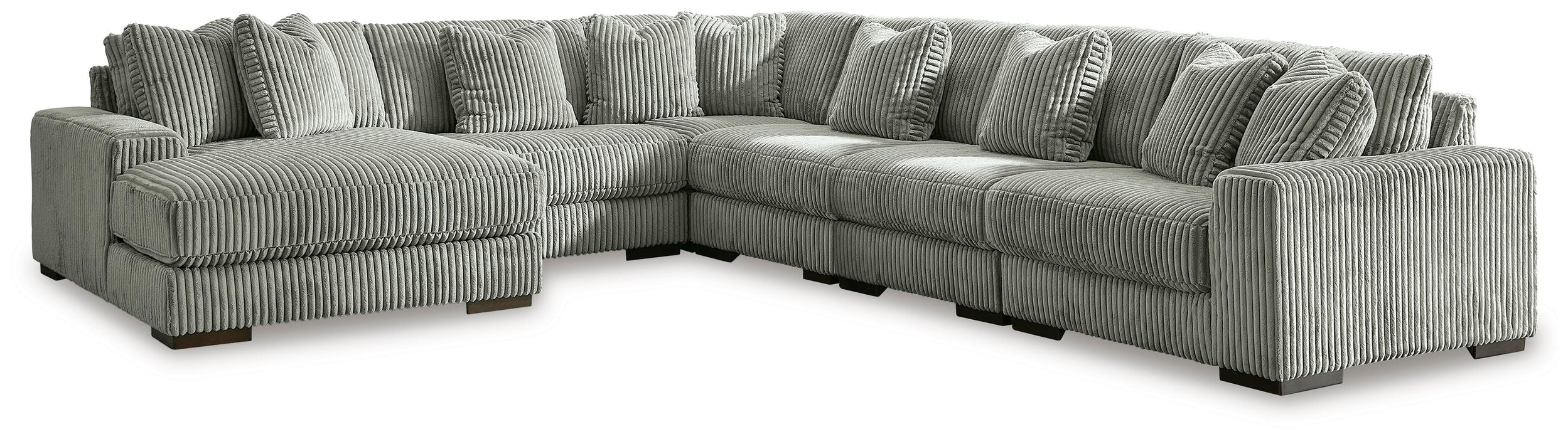 Lindyn Sectional with Chaise - Bill's Discount Center (Bradenton, FL)