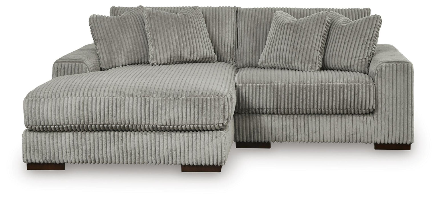 Lindyn Sectional with Chaise - Bill's Discount Center (Bradenton, FL)