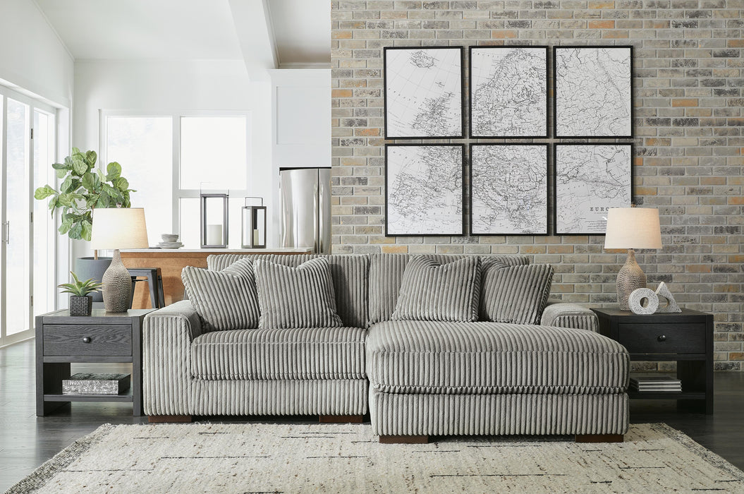 Lindyn Sectional with Chaise - Bill's Discount Center (Bradenton, FL)