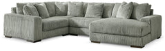 Lindyn Sectional with Chaise - Bill's Discount Center (Bradenton, FL)