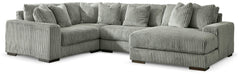 Lindyn Sectional with Chaise - Bill's Discount Center (Bradenton, FL)