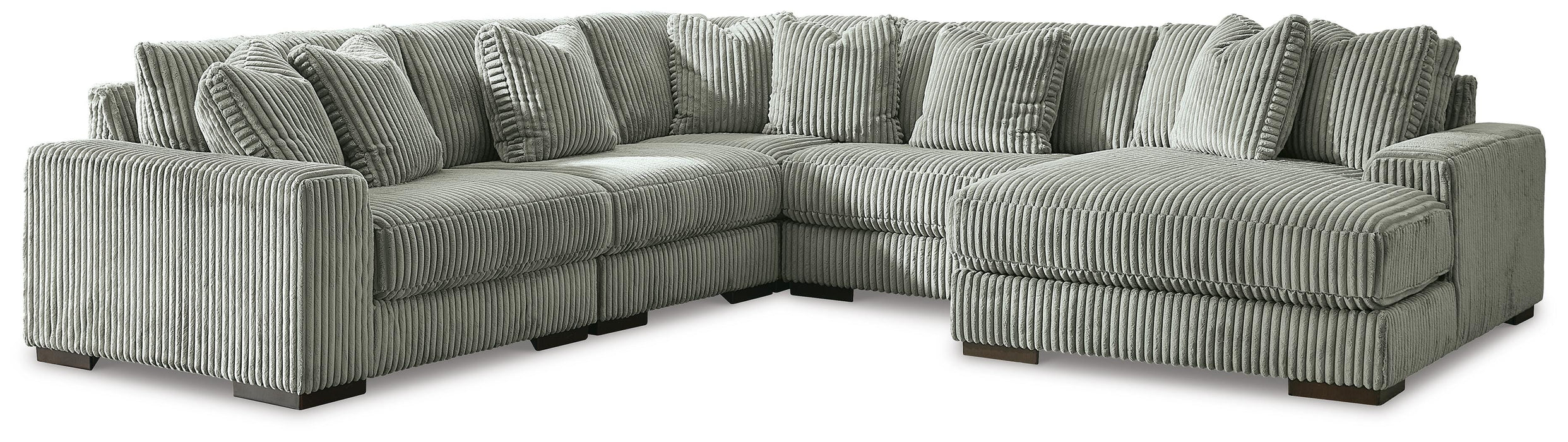Lindyn Sectional with Chaise - Bill's Discount Center (Bradenton, FL)