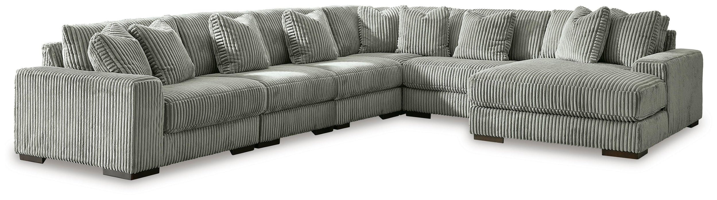 Lindyn Sectional with Chaise - Bill's Discount Center (Bradenton, FL)