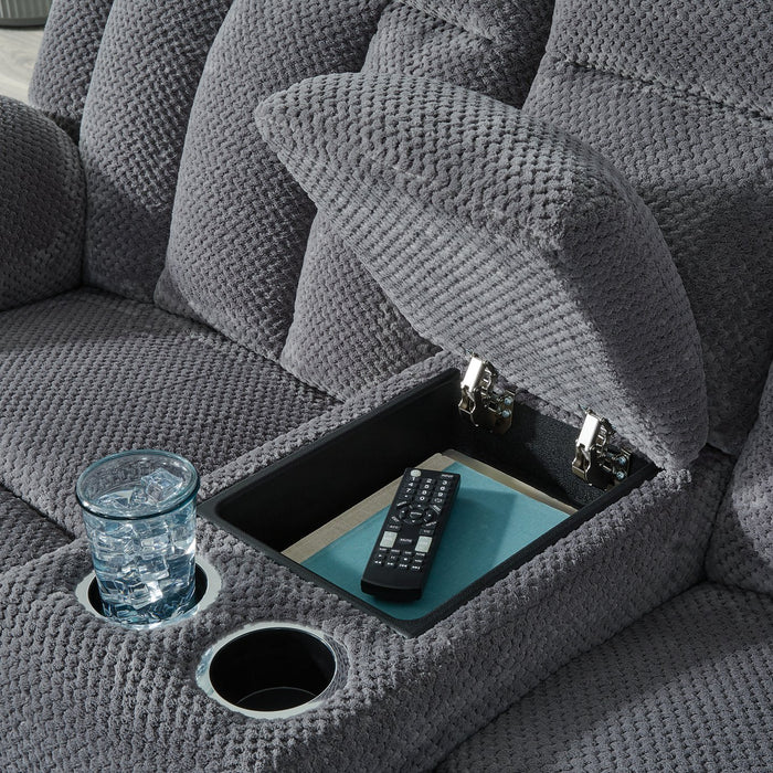 Observation Power Reclining Loveseat with Console - Bill's Discount Center (Bradenton, FL)