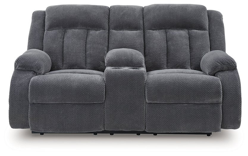 Observation Power Reclining Loveseat with Console - Bill's Discount Center (Bradenton, FL)