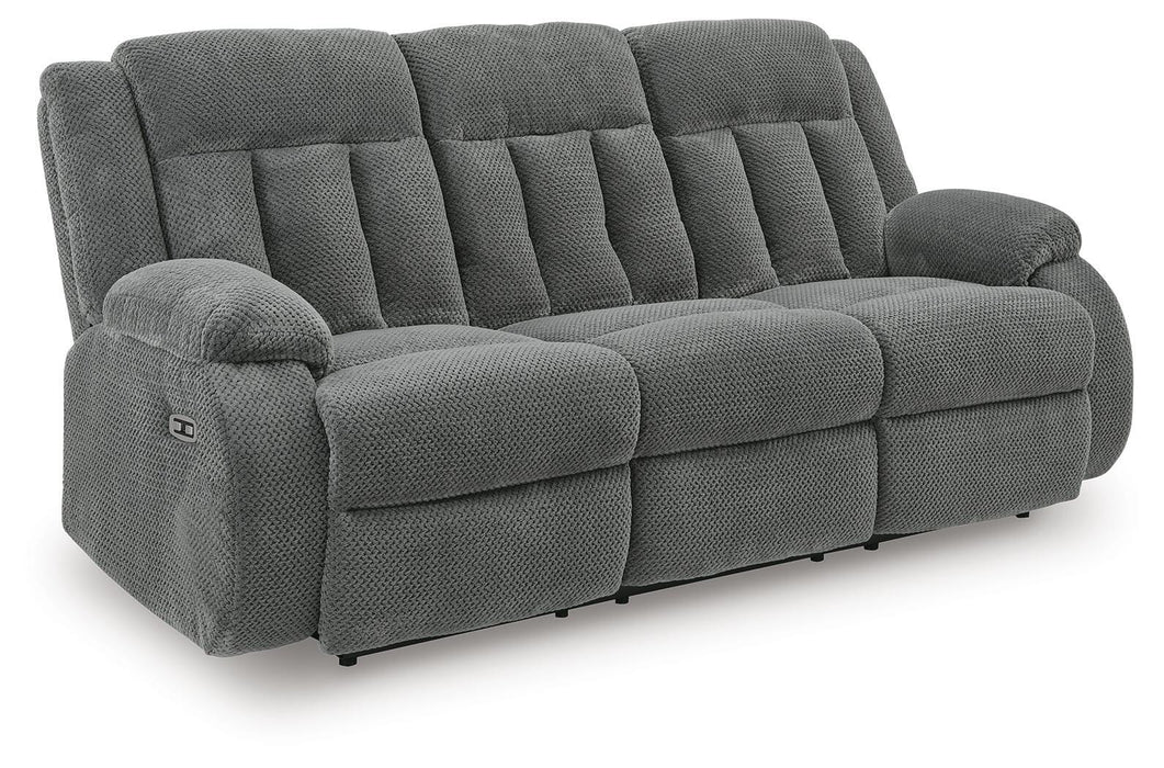 Observation Power Reclining Sofa with Drop Down Table - Bill's Discount Center (Bradenton, FL)