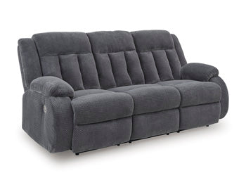 Observation Power Reclining Sofa with Drop Down Table - Bill's Discount Center (Bradenton, FL)