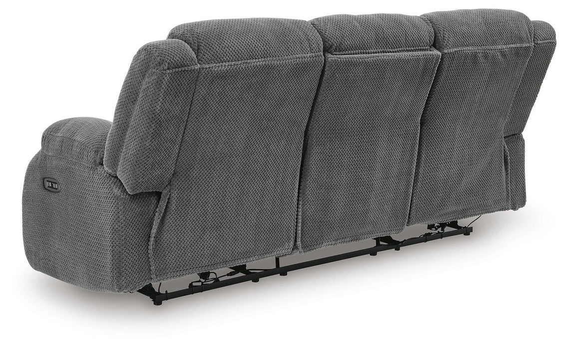 Observation Power Reclining Sofa with Drop Down Table - Bill's Discount Center (Bradenton, FL)