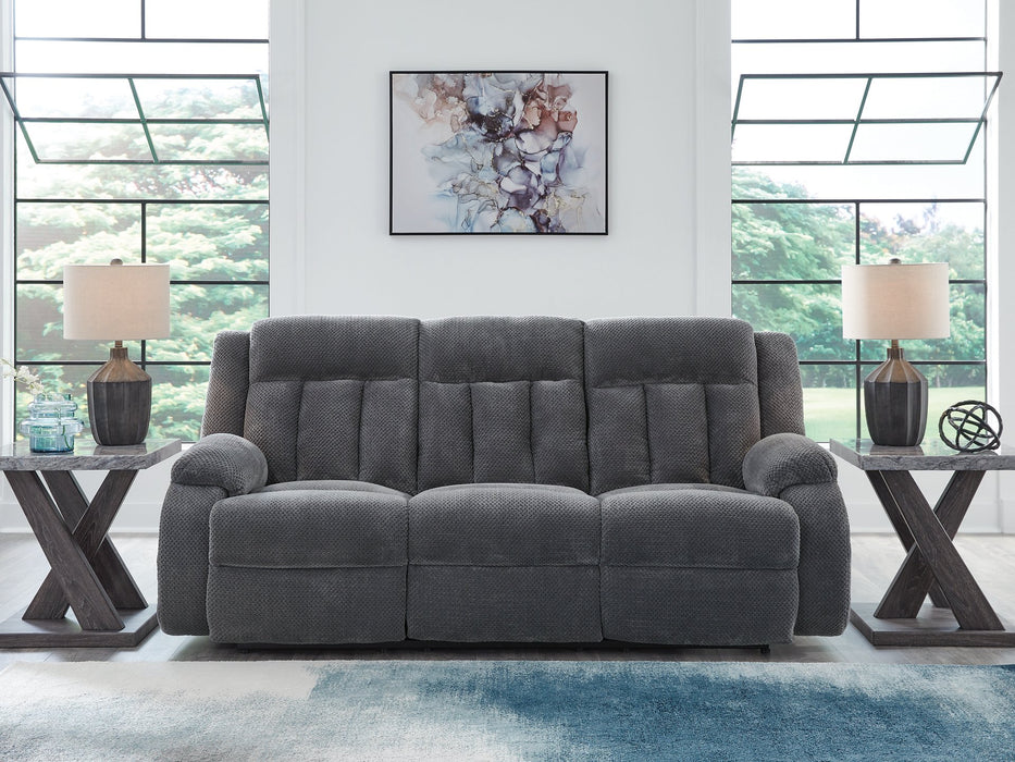 Observation Power Reclining Sofa with Drop Down Table - Bill's Discount Center (Bradenton, FL)