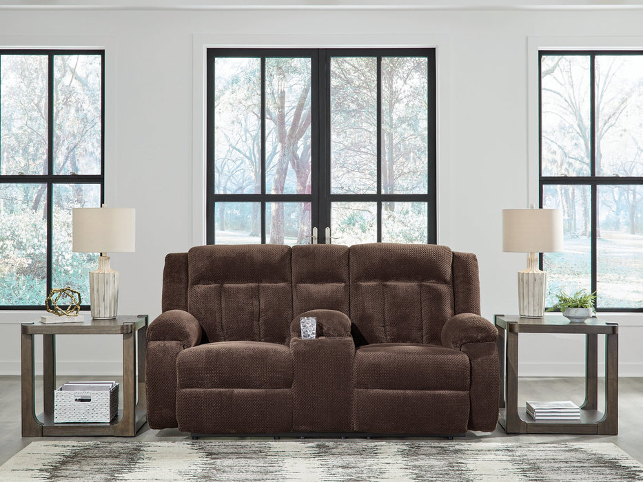 Observation Power Reclining Loveseat with Console - Bill's Discount Center (Bradenton, FL)