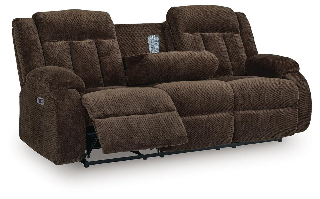 Observation Power Reclining Sofa with Drop Down Table - Bill's Discount Center (Bradenton, FL)