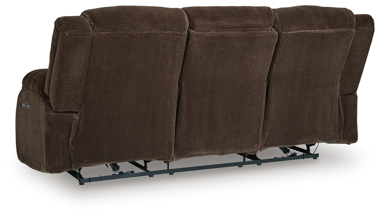 Observation Power Reclining Sofa with Drop Down Table - Bill's Discount Center (Bradenton, FL)