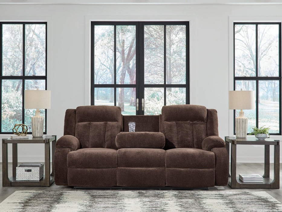 Observation Power Reclining Sofa with Drop Down Table - Bill's Discount Center (Bradenton, FL)