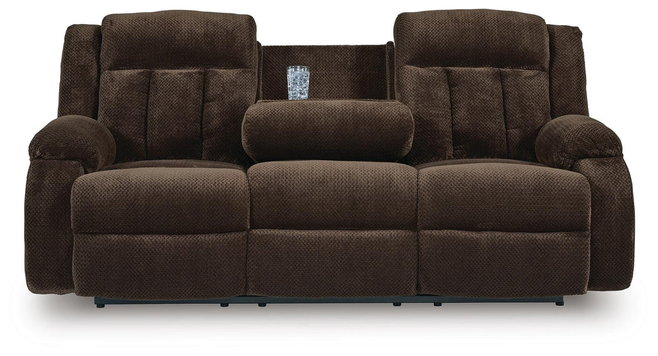 Observation Power Reclining Sofa with Drop Down Table - Bill's Discount Center (Bradenton, FL)