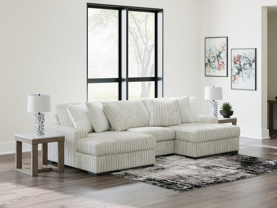 Stupendous Sectional with Double Chaise - Bill's Discount Center (Bradenton, FL)