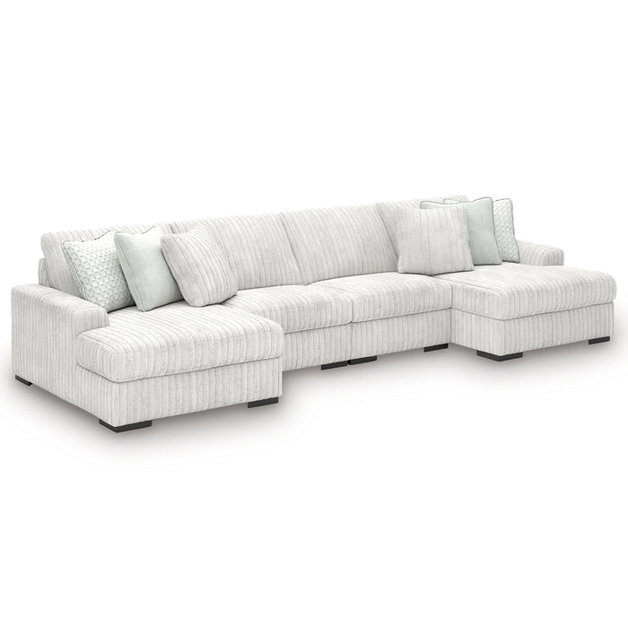 Stupendous Sectional with Double Chaise - Bill's Discount Center (Bradenton, FL)