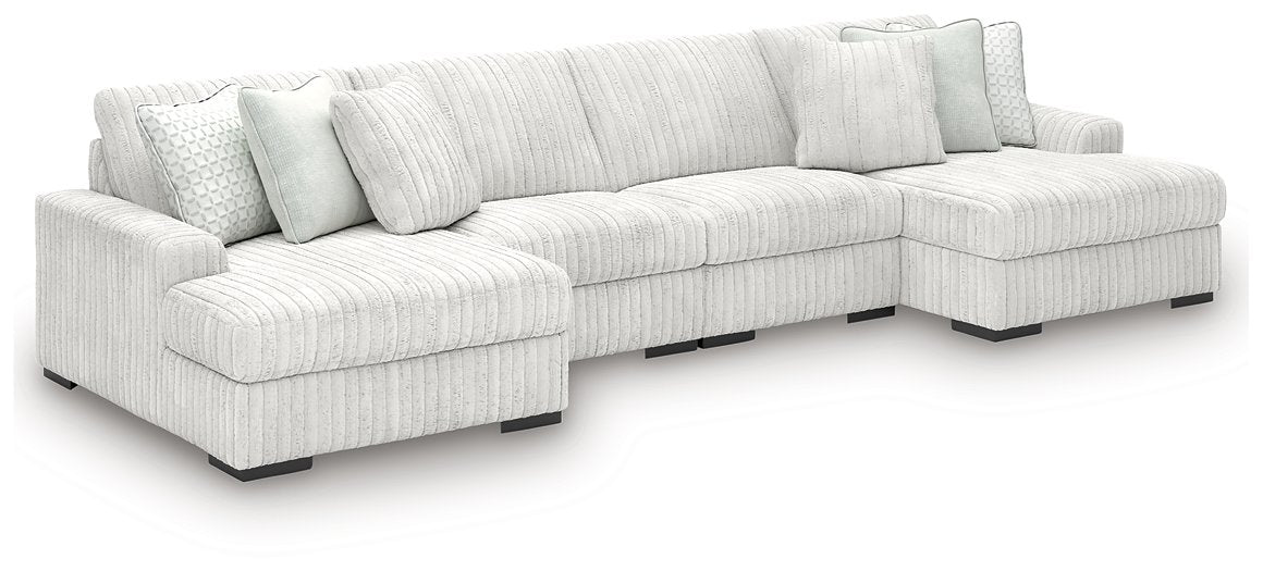 Stupendous Sectional with Double Chaise - Bill's Discount Center (Bradenton, FL)