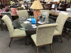 Used Round Glass Table and 5 Chairs - Bill's Discount Center (Bradenton, FL)