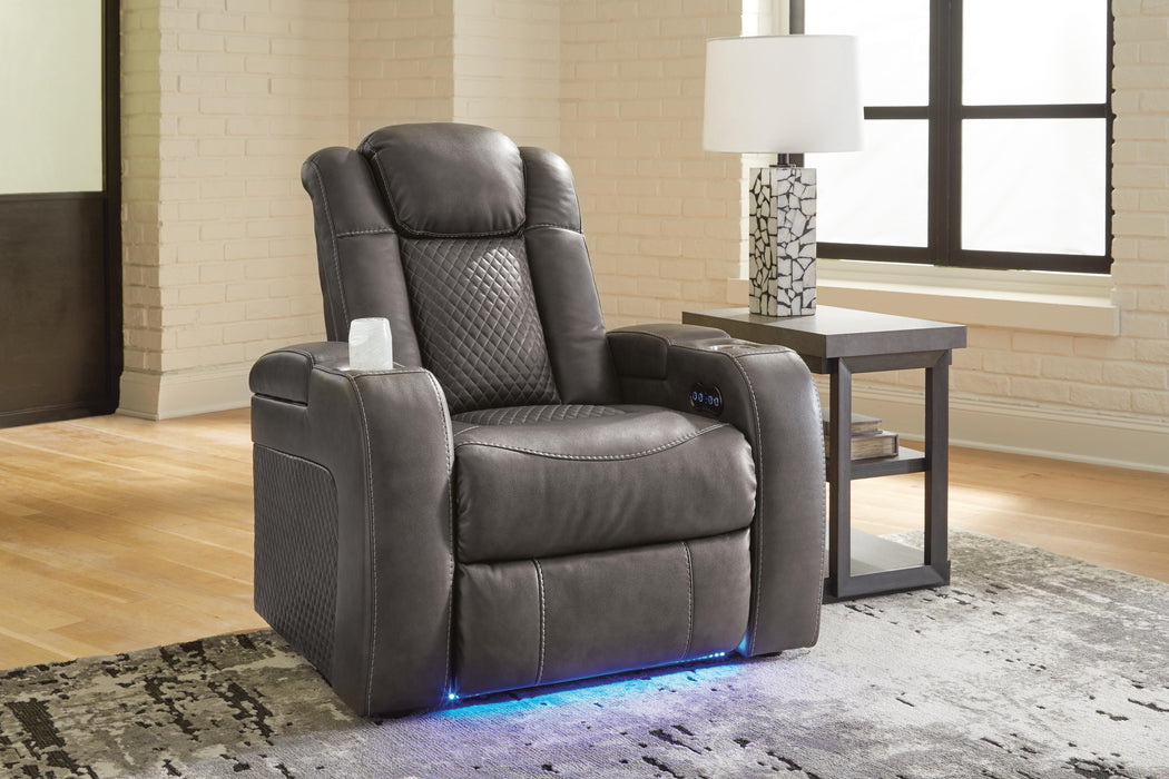 Fyne-Dyme Power Recliner - Bill's Discount Center (Bradenton, FL)