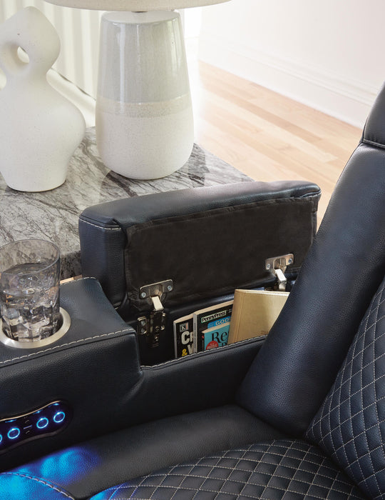 Fyne-Dyme Power Recliner - Bill's Discount Center (Bradenton, FL)