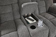 Foreside Reclining Loveseat with Console - Bill's Discount Center (Bradenton, FL)