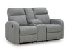 Gauntlet Reclining Loveseat with Console - Bill's Discount Center (Bradenton, FL)