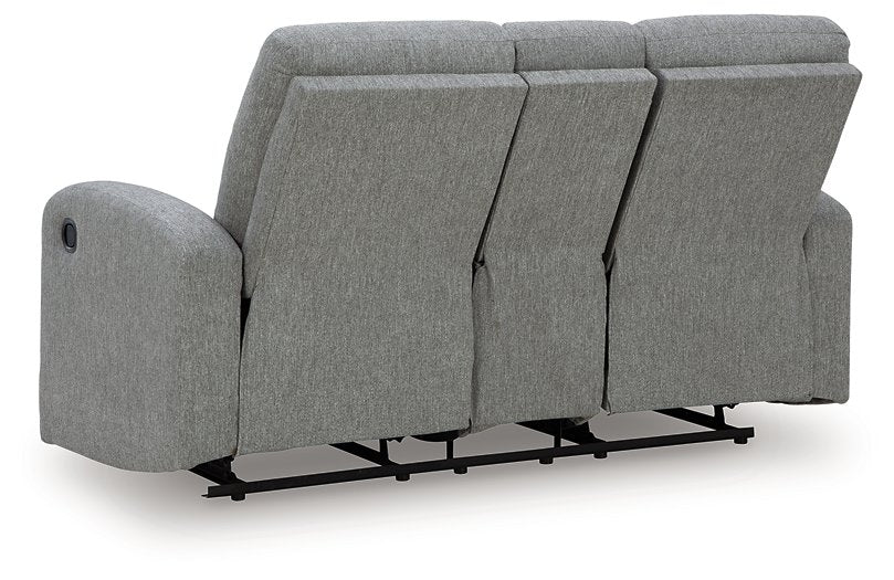 Gauntlet Reclining Loveseat with Console - Bill's Discount Center (Bradenton, FL)